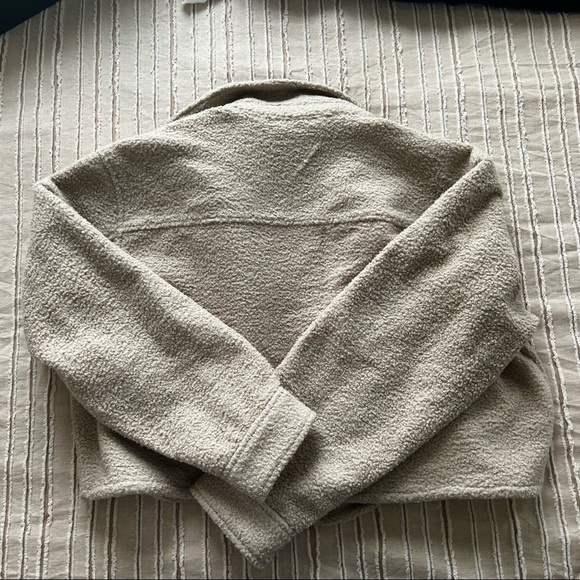 Beige H&M Divided Shirt Jacket - Picture 2 of 6